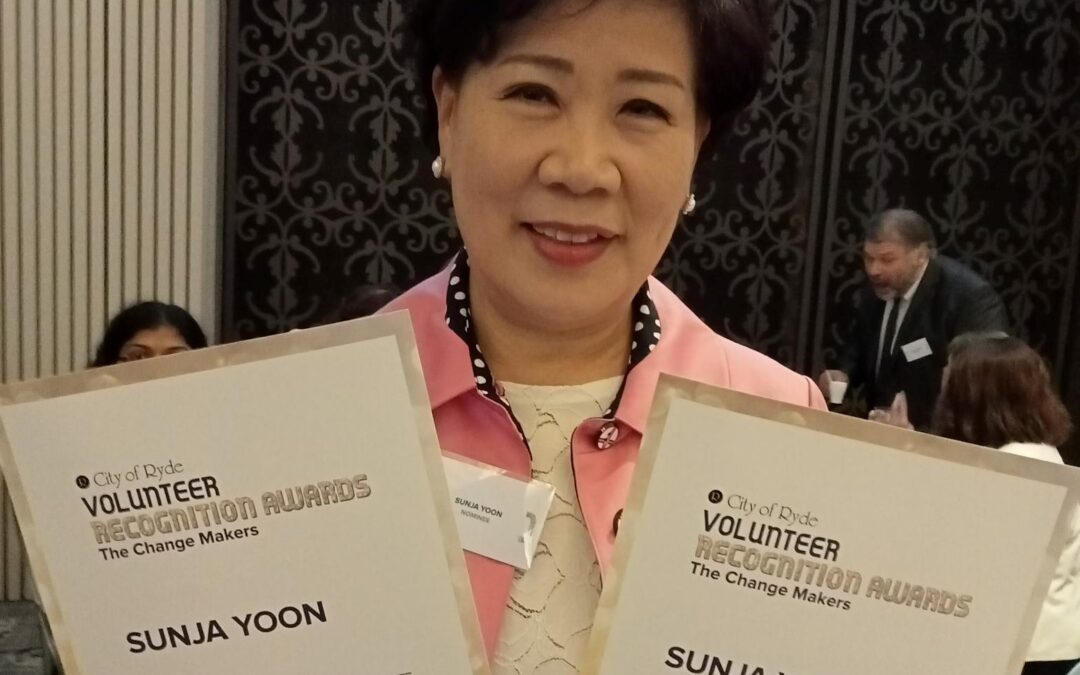 韓裔義工獲「社區英雄獎」 市長讚無私奉獻精神可嘉