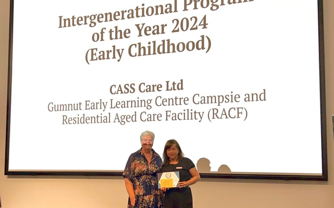 出席澳洲代際實踐研討會  我社獲頒「幼兒榮譽大獎」