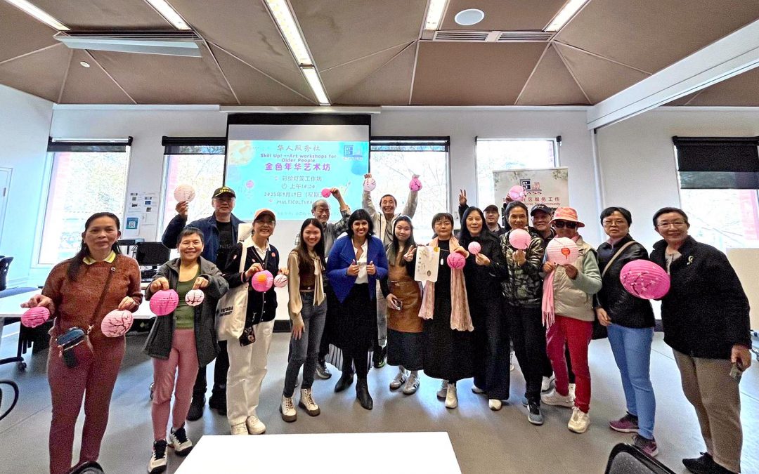 學習新技能   認識新朋友 — 記墨爾本長者藝術工作坊點滴